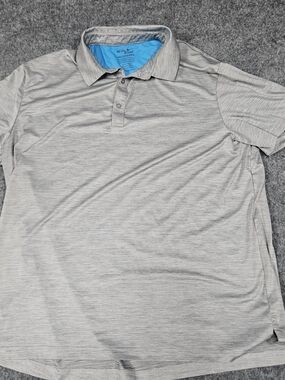 BirdieBound Men's Polo Shirt Gray Size 2XL Like New